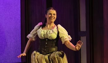 Makenzie Bounds performing earlier this year in Prior Lake’s 2022 production of the musical Something Rotten. 
