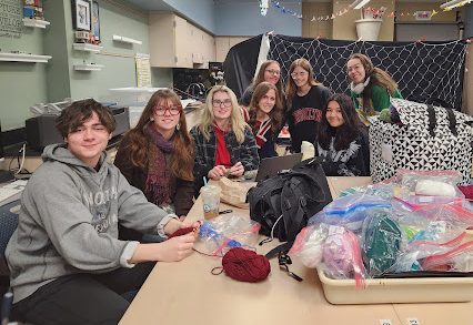 Members of the Yarn Club